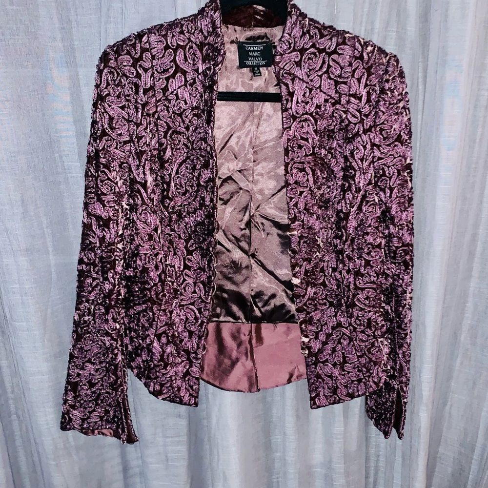 Carmen Mark Valvo Collection Gorgeous Jacket - Picture 2 of 10